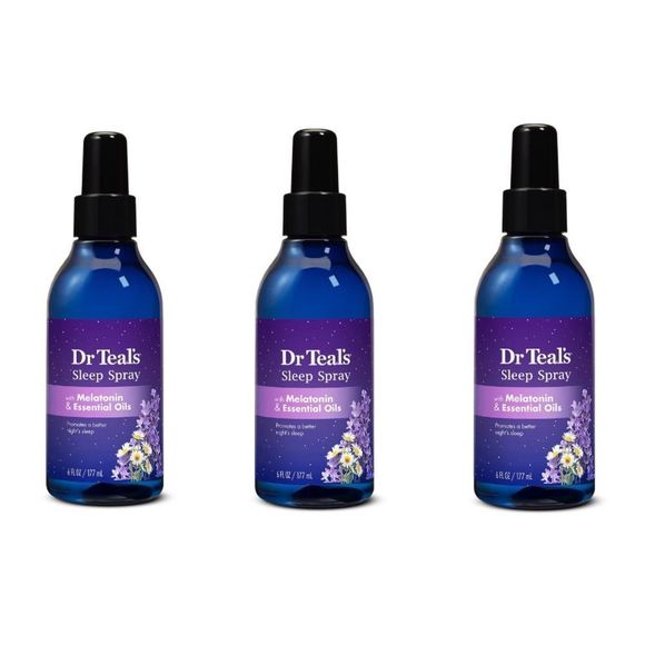 Dr Teal's Sleep Spray Melatonin & Essential Oils, 6 fl oz - INCLUDES 3 - NEW! - Picture 1 of 3